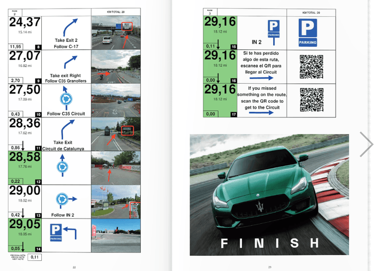 Program and road turns